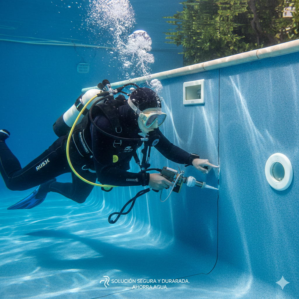 fugas de agua en piscina
